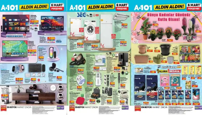 A101'de Şaşırtan 6 Mart Aktüel Ürünler Kataloğu Yayınlandı!