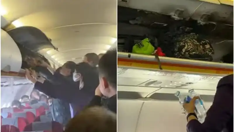 Çin'den Hong Kong'a Giden Uçakta Yangın: 168 Yolcu Hayatta Kaldı