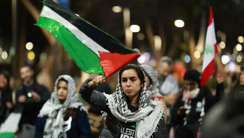Meksika'da İsrail'in Gazze'ye Saldırılarına Karşı Büyük Protesto Gösterisi
