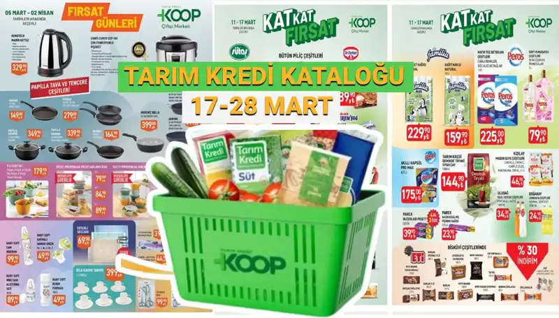 Tarım Kredi Kooperatif Marketleri'nde İndirimli Ürünler! Kahve Takımı ve Tencere Fırsatlarını Kaçırmayın
